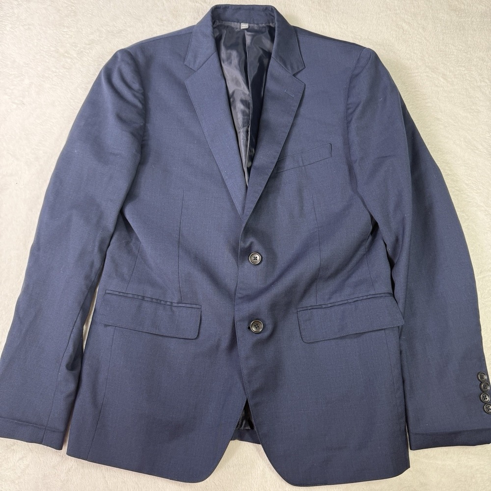 Bonobos Blazer Mens 38R Slim Fit Sport Coat Jacket Wool Blue